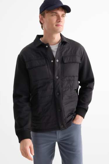 Men - Zip-through sweatshirt - black