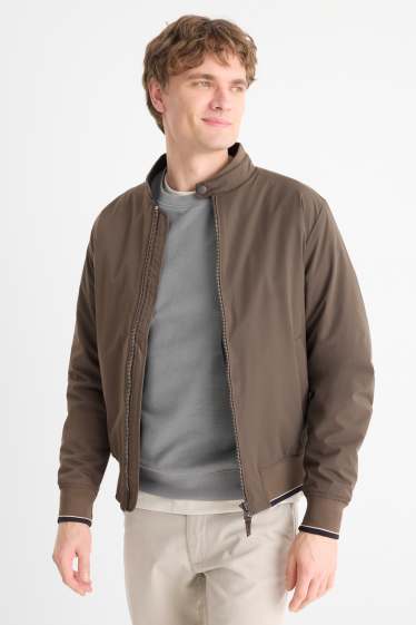 Herren - Blouson - gefüttert - wasserabweisend - dunkelbraun