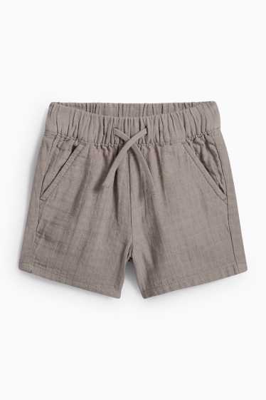 Baby Boys - Baby outfit - 2 piece - textured - gray