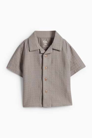 Baby Boys - Baby outfit - 2 piece - textured - gray