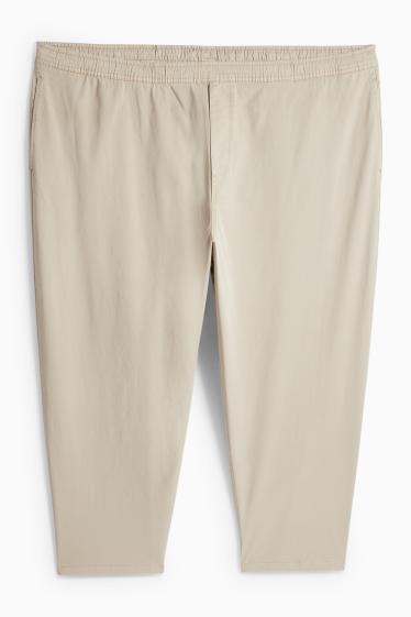 Hommes - Chino - relaxed fit - beige clair
