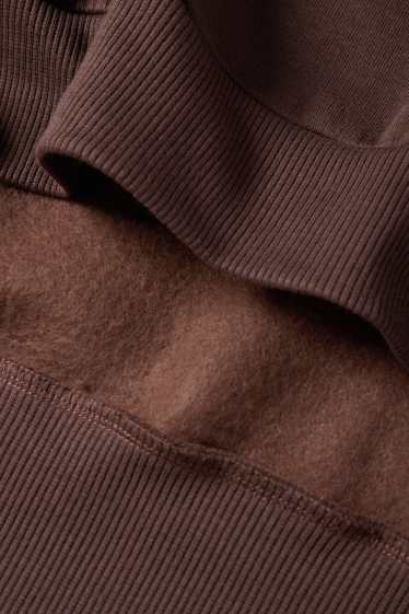 Damen - Oversized-Sweatshirt - dunkelbraun