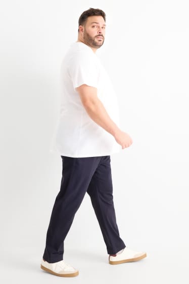Heren - Chino - regular fit - donkerblauw