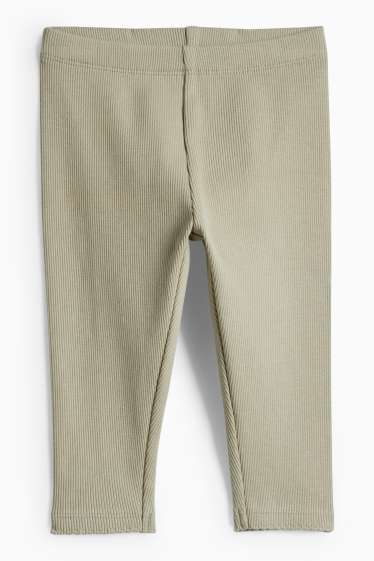 Miminka - dívky - Květiny - outfit pro miminka - 3dílný - světle zelená