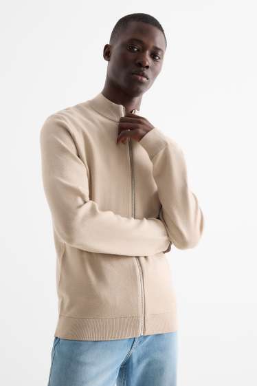 Uomo - Cardigan - beige chiaro