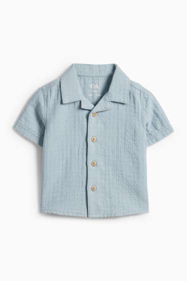 Baby Boys - Baby outfit - 2 piece - textured - light blue