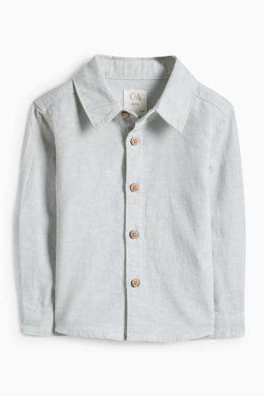 Baby Boys - Baby outfit - 2 piece - white / light blue