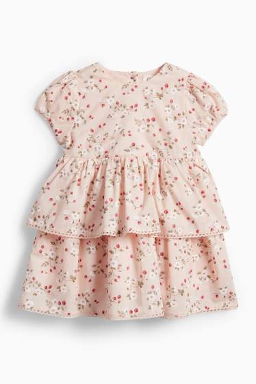 Baby Girls - Strawberries - baby outfit - 2 piece - rose