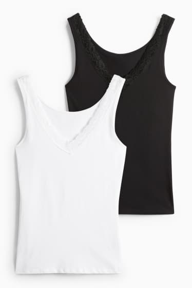 Femmes - Chemise - noir / blanc