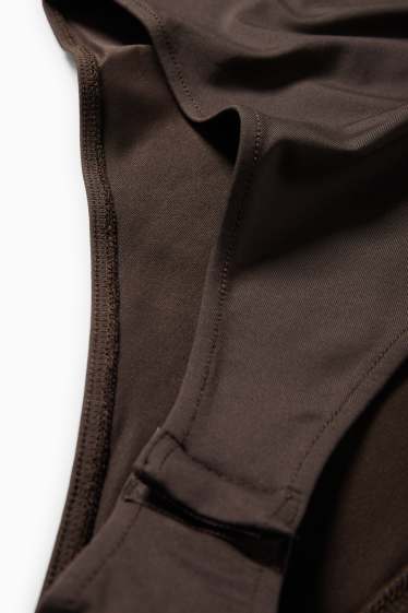 Dámské - Tričko - tmavohnědá