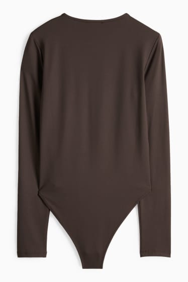 Dámské - Tričko - tmavohnědá