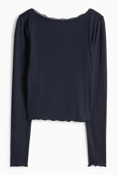 Dámské - Tričko - tmavomodrá