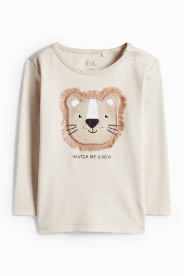 Baby Buben - Löwe - Baby-Pyjama - 2 teilig - hellbeige