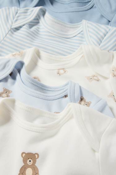 Miminka - chlapci - Body pro miminka - světle modrá
