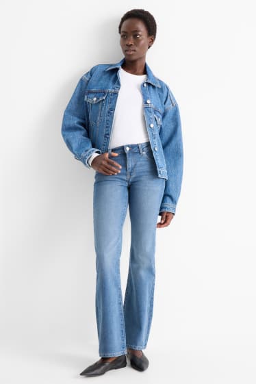 Femmes - Bootcut jean - low waist - jean bleu clair