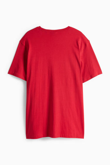 Uomo - T-shirt - regular fit - rosso