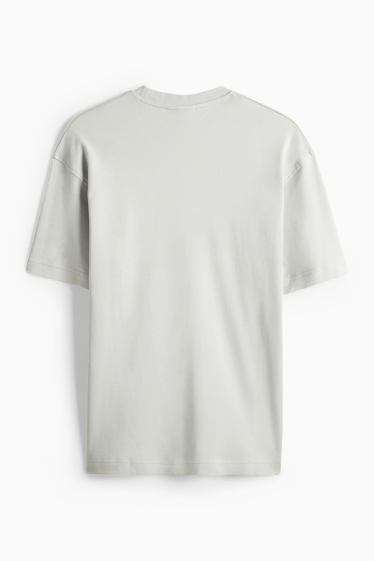 Herren - T-Shirt - Relaxed Fit - hellgrau