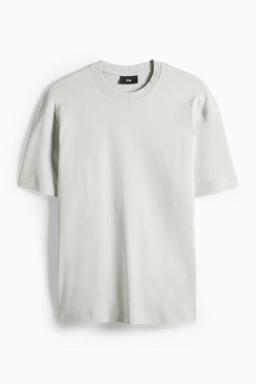 Herren - T-Shirt - Relaxed Fit - hellgrau
