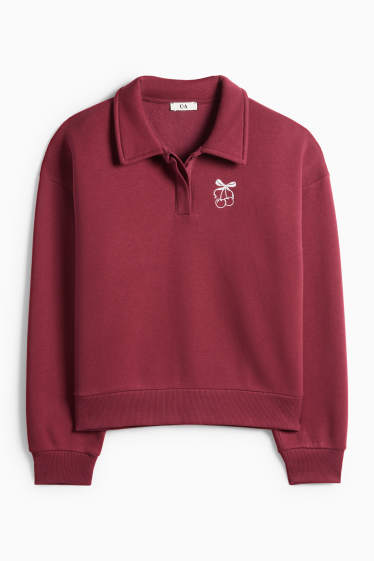 Dámské - Mikina - bordeaux