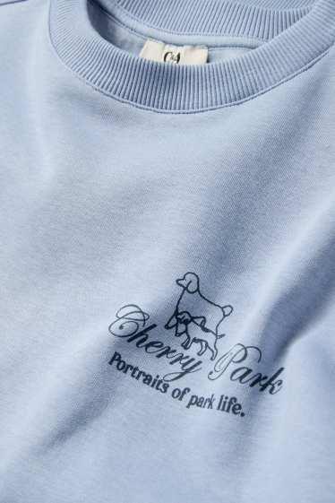 Dames - Oversized sweatshirt - blauw