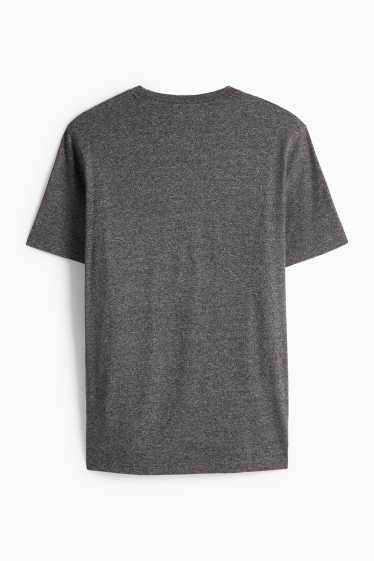 Hommes - T-shirt - regular fit - gris chiné