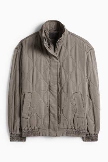 Donna - Giacca trapuntata - kaki