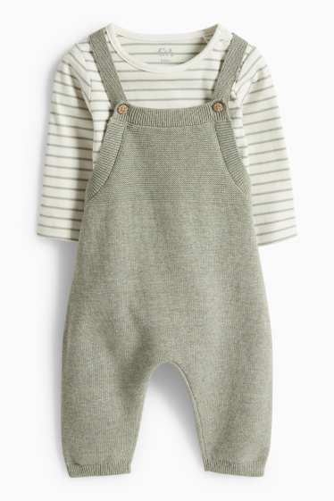 Baby: jongens - Newborn outfit - groen