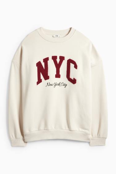 Dámské - Mikina - světle béžová