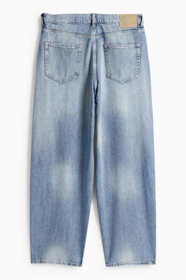 Pánské - Baggy jeans - džíny - světle modré