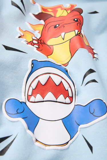 Kinder Jungen - Stumble Guys - Hoodie - hellblau