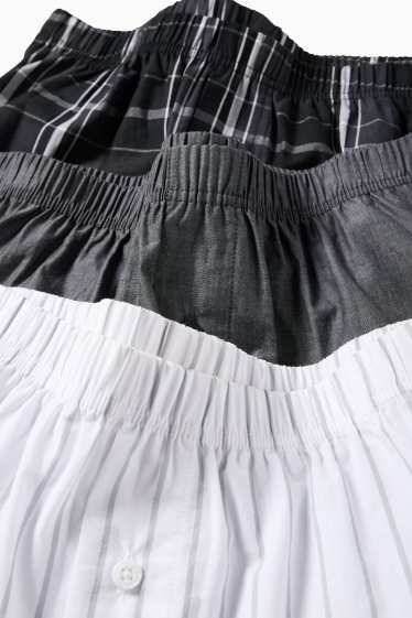 Děti - chlapci - Boxerky - bílá/černá