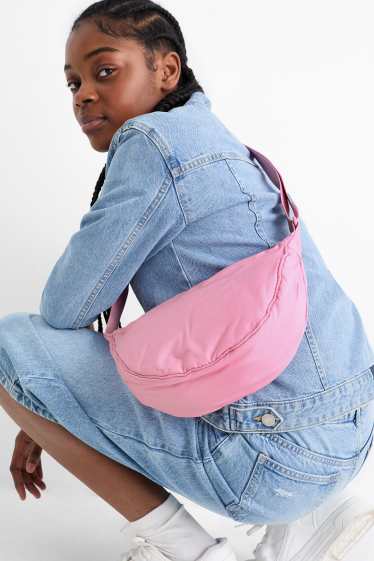 Kinder Mädchen - Umhängetasche - gefüttert - rosa