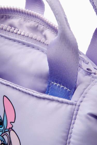 Kinder Mädchen - Lilo & Stitch - Umhängetasche - gemustert - hellviolett
