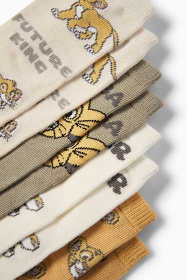 Unisex - Multipack 4er - Der König der Löwen - Baby-Socken mit Motiv - khaki