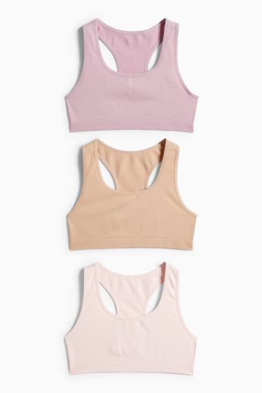 Děti - dívky - Korzet - světle fialová