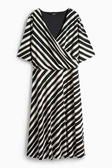 Dames - Jurk - zwart / wit