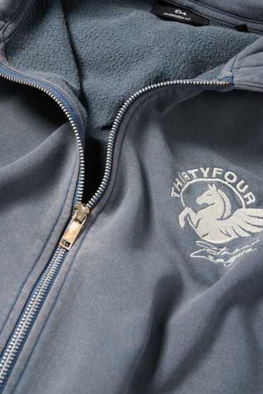 Men - Zip-through hoodie - blue