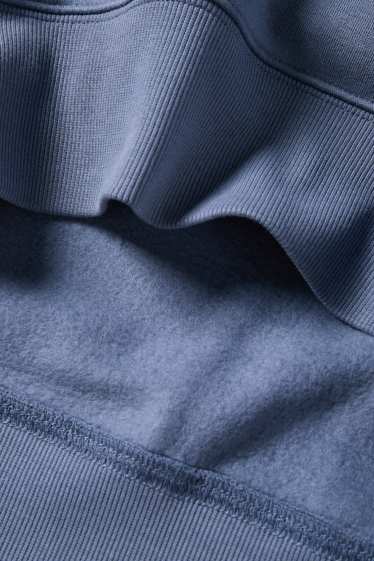 Hommes - Sweat à capuche Oversize - bleu