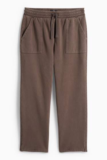 Heren - Joggingbroek - donkerbruin