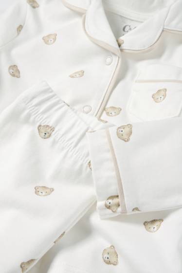 Miminka - chlapci - Pyžamo pro miminka - bílá