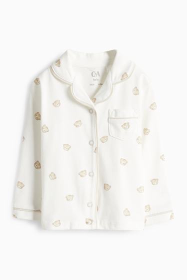 Miminka - chlapci - Pyžamo pro miminka - bílá