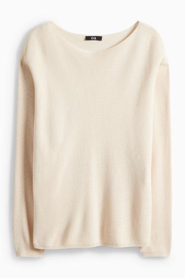 Donna - Pullover - beige chiaro