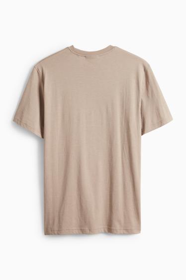 Men - T-shirt - taupe