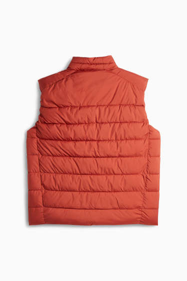 Uomo - Gilet trapuntato - arancione