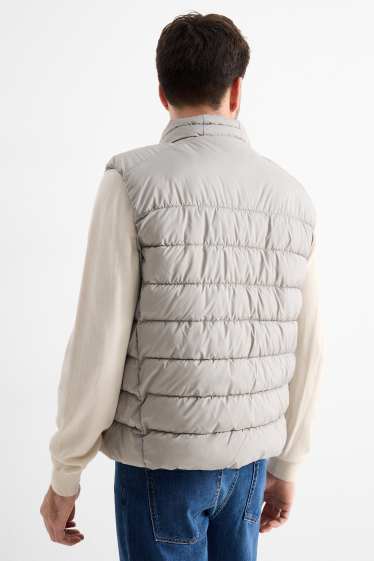 Uomo - Gilet trapuntato - grigio