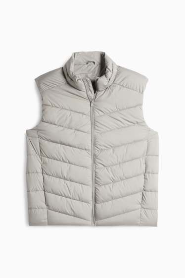 Uomo - Gilet trapuntato - grigio
