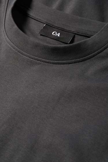 Herren - T-Shirt - Relaxed Fit - dunkelgrau