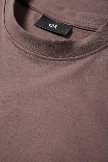 Herren - T-Shirt - Relaxed Fit - dunkelrosa