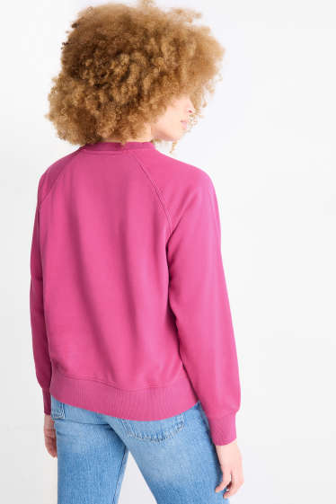 Dames - Sweatshirt - fuchsiarood