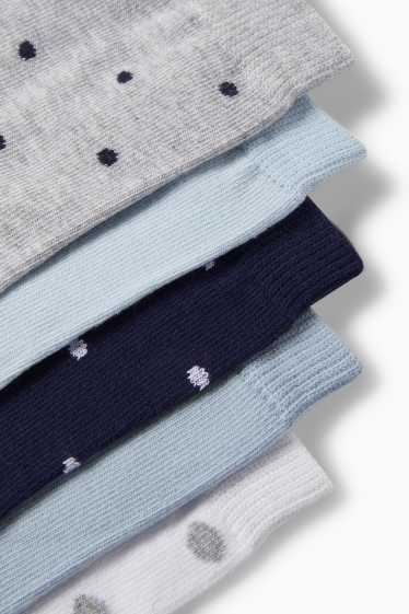 Femmes - Chaussettes - bleu / gris